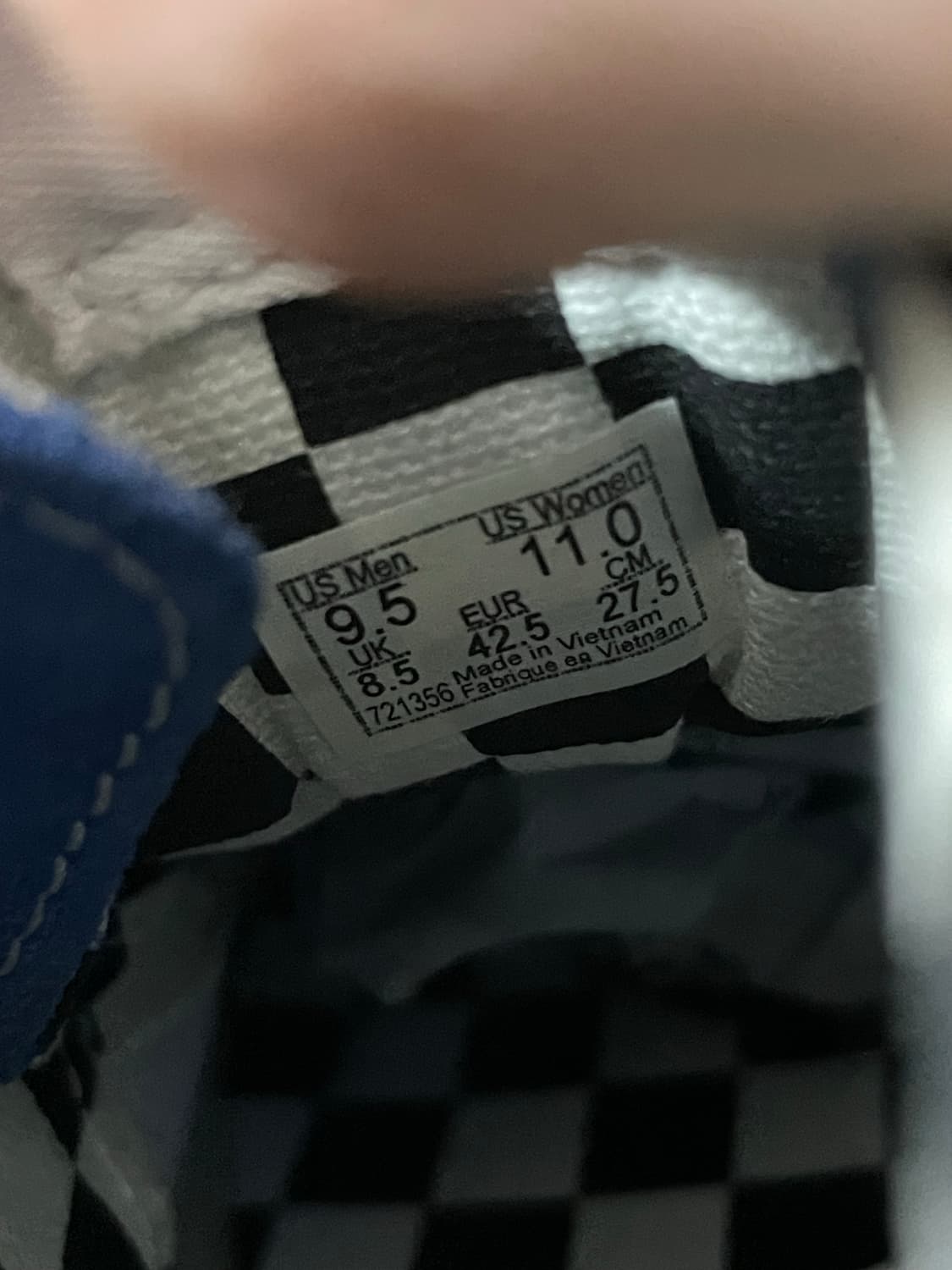 반스 SK8 테이퍼드 블루 275 상품이미지9