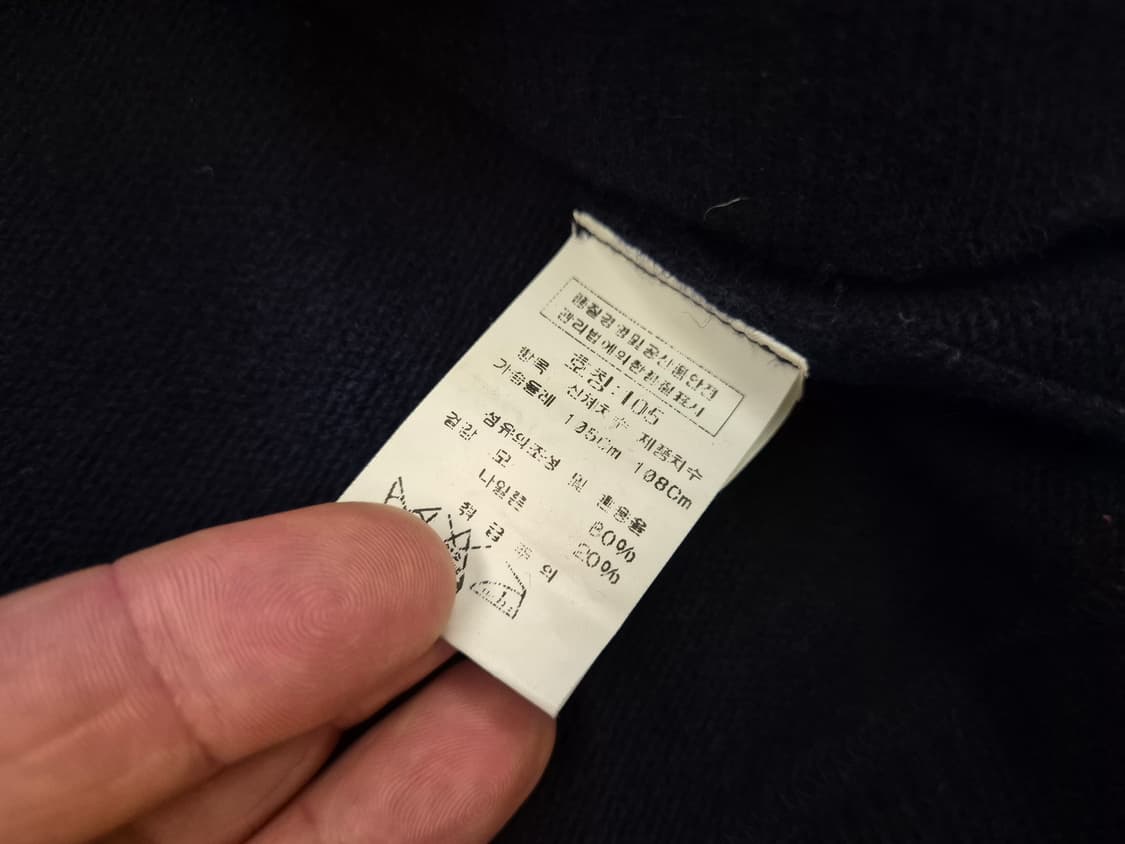 00s C.P COMPANY 고글 후드 니트 짚업 상품이미지7