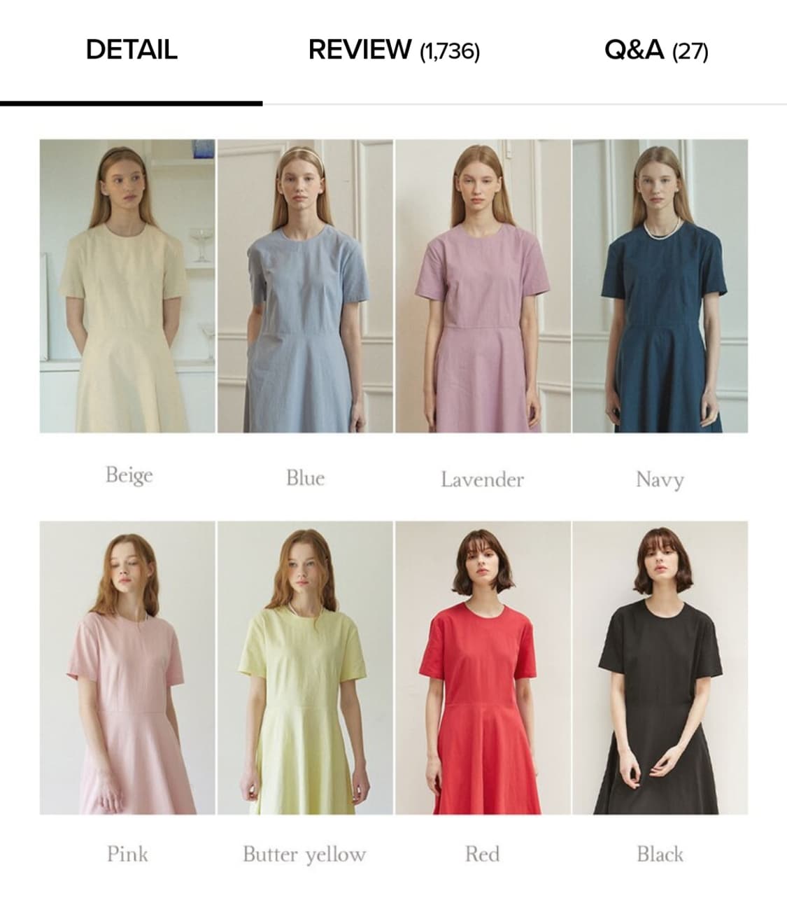 (새상품) 논로컬 린넨 원피스 상품이미지4