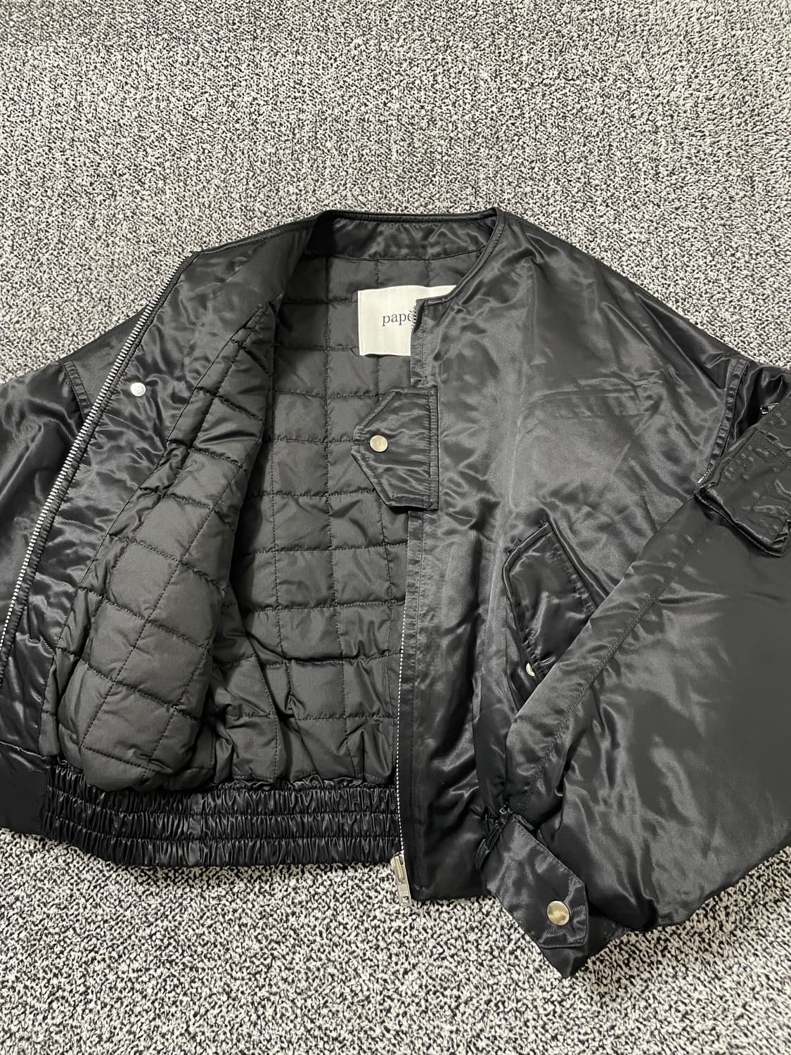 빈티지9. 페이퍼문 ma-1 누빔 봄버 자켓 항공점퍼 상품이미지2