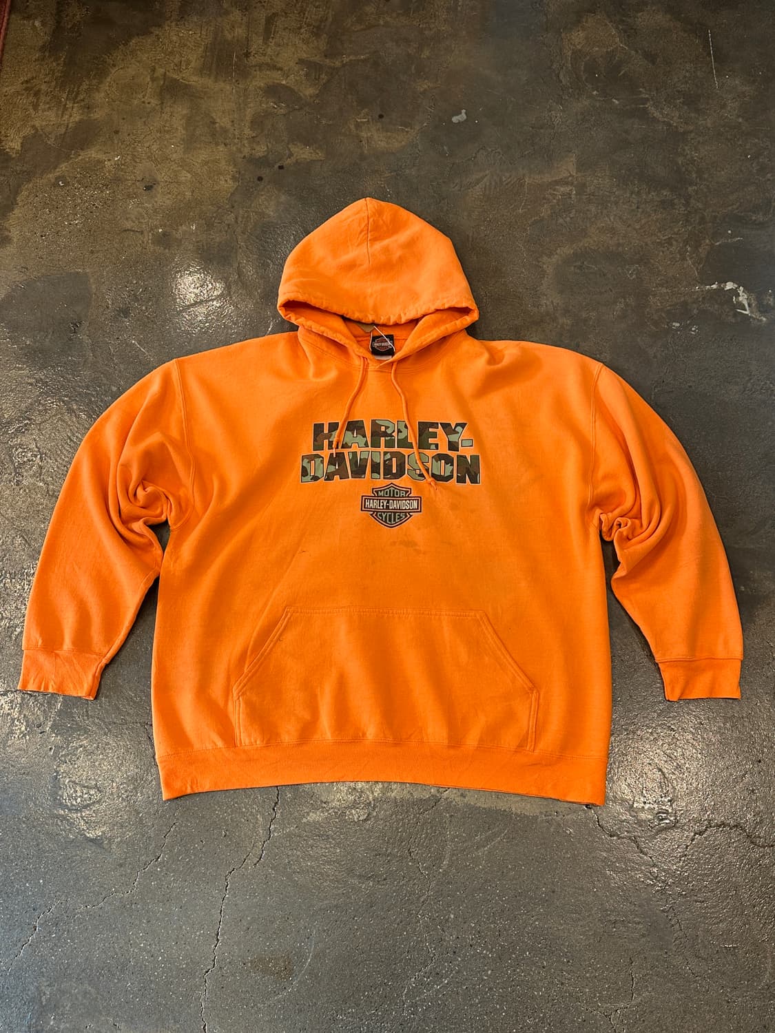 할리 데이비슨 디스트레스드 후드티 2XL 상품이미지1