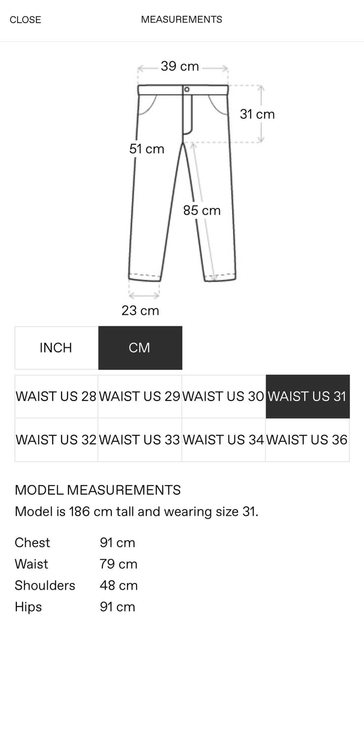 와이프로믹트 익스클루시브 블루 데님진 31 상품이미지8