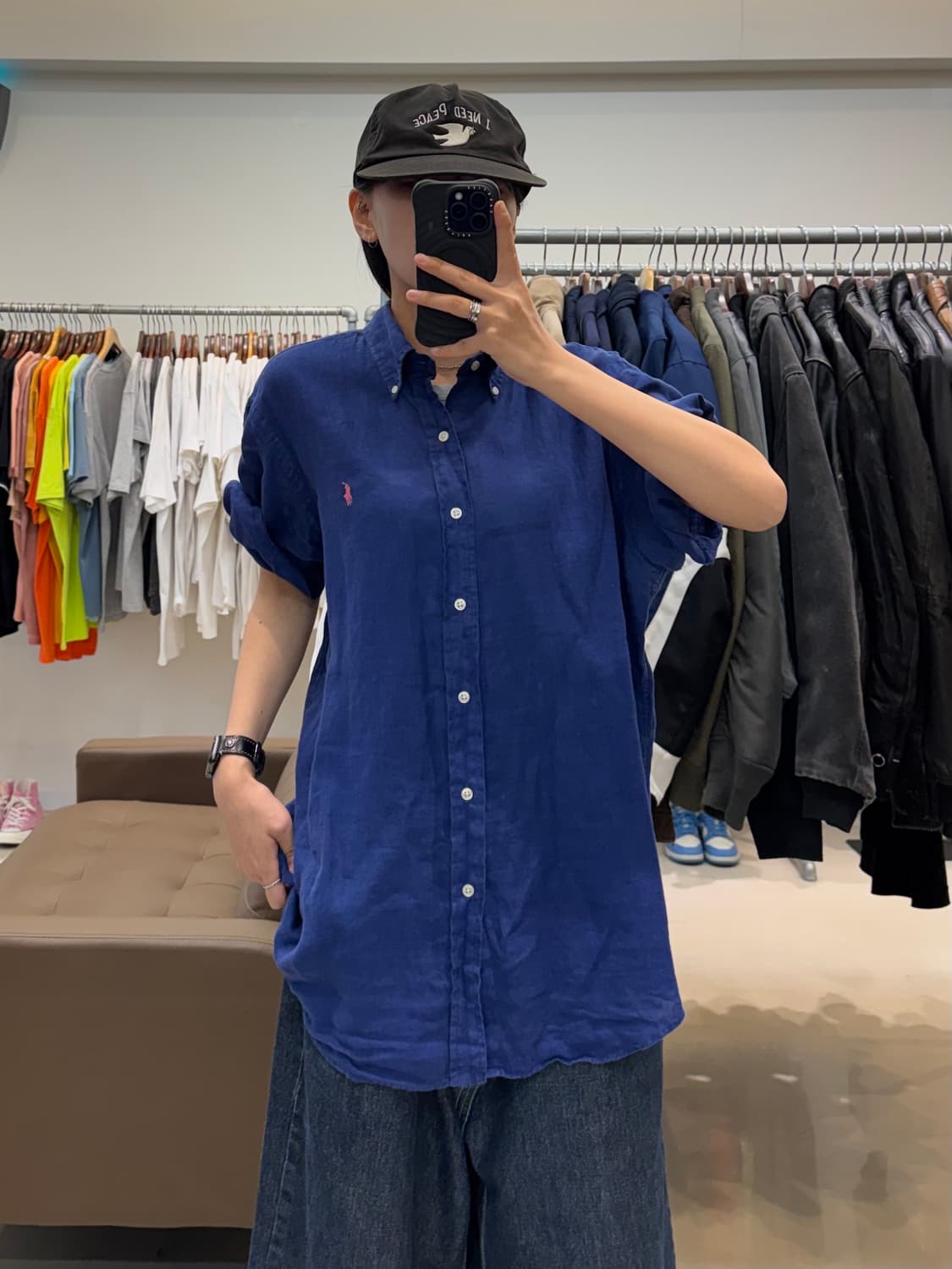 폴로 랄프로렌 린넨 반팔 셔츠 상품이미지6