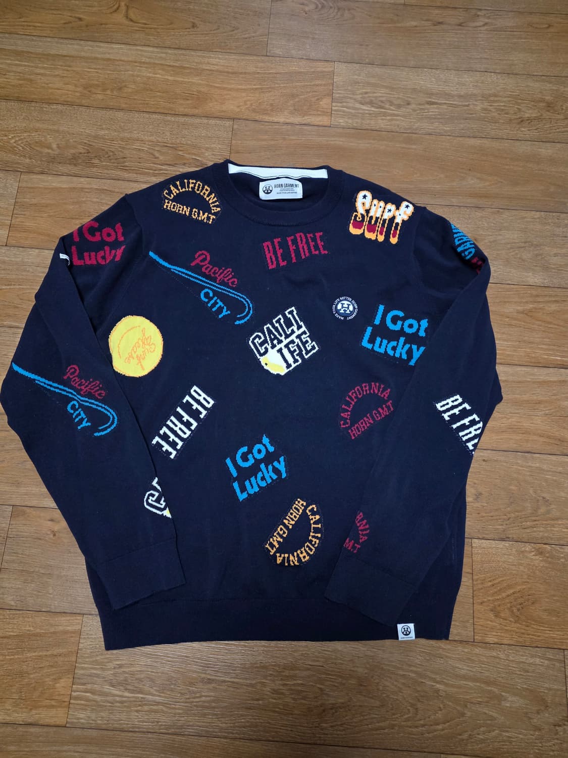 혼가먼트 하와이안 니트 상품이미지1