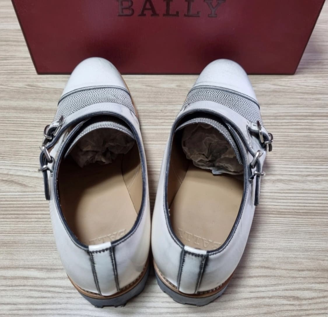 BALLY 발리 몽크 더블 스트랩 남성 구두 us7 eu6 fr40 상품이미지3