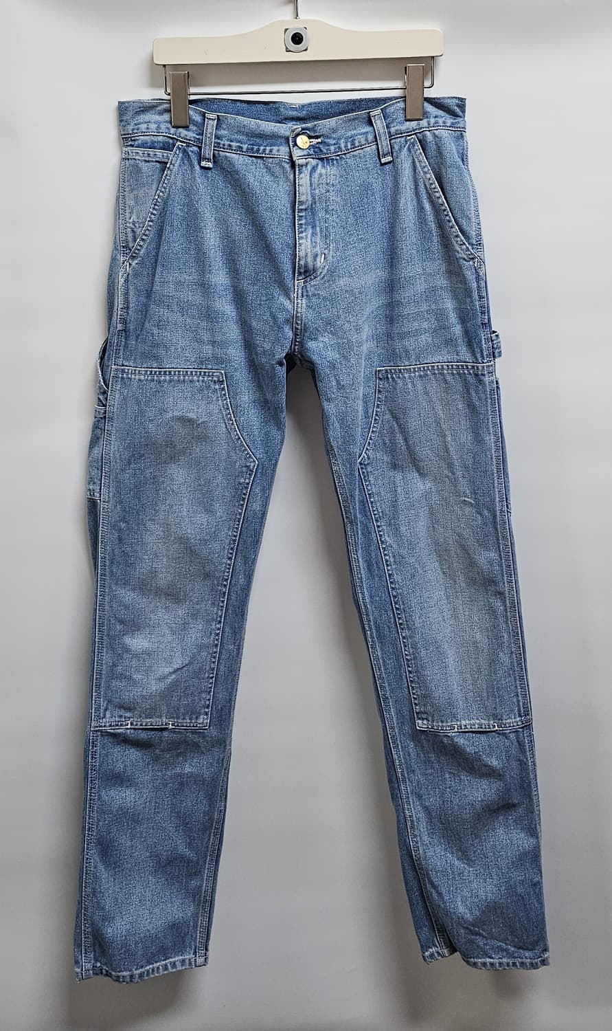 칼하트 WIP 더블니 데님팬츠 29x32 상품이미지1