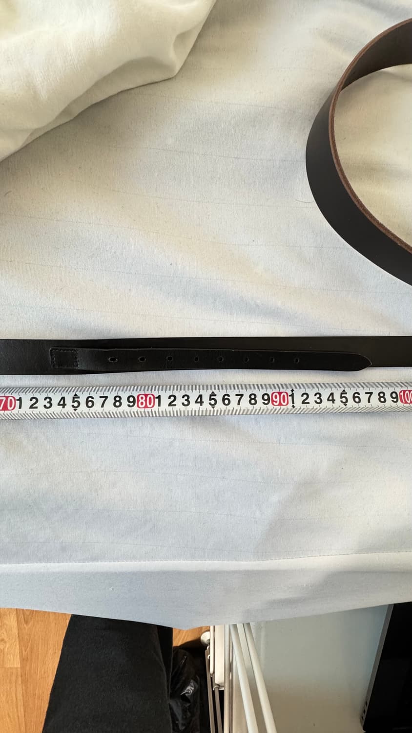 오라리 블랙 D링 벨트 상품이미지7