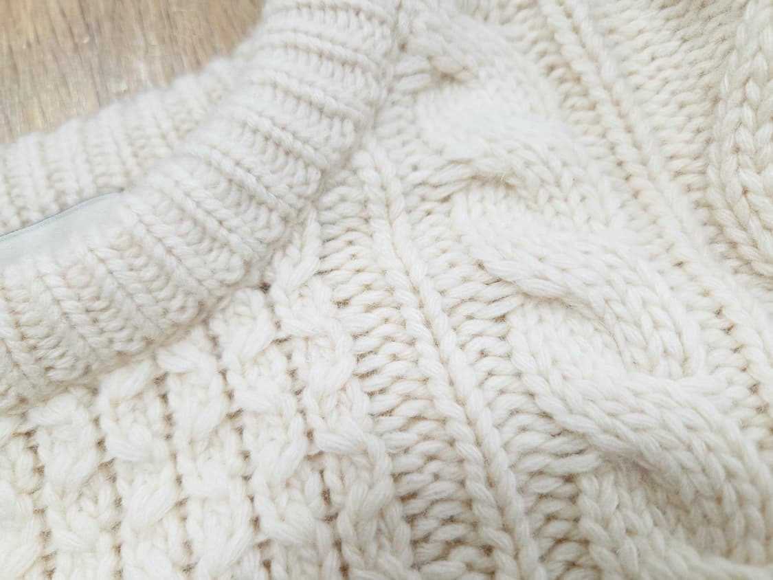 얼반하루(URBANHARU) 케이블 울니트 프리사이즈 새상품 상품이미지6