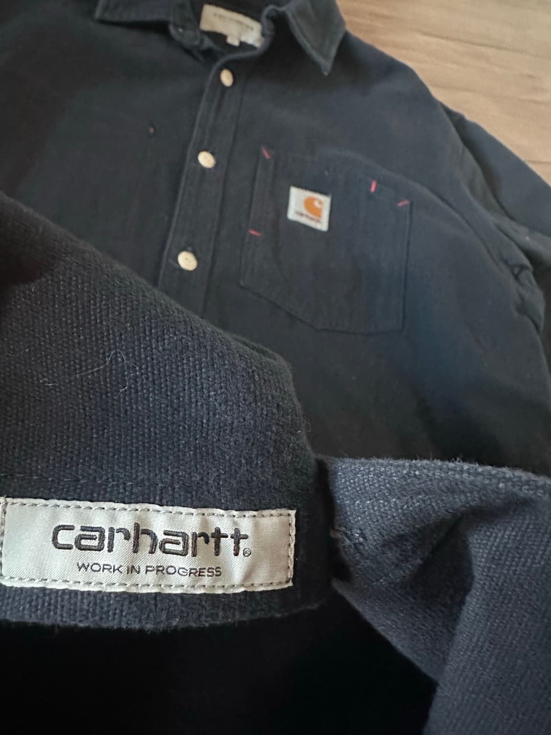 칼하트 L/S 토니 셔츠 네이비 L 판매 상품이미지3
