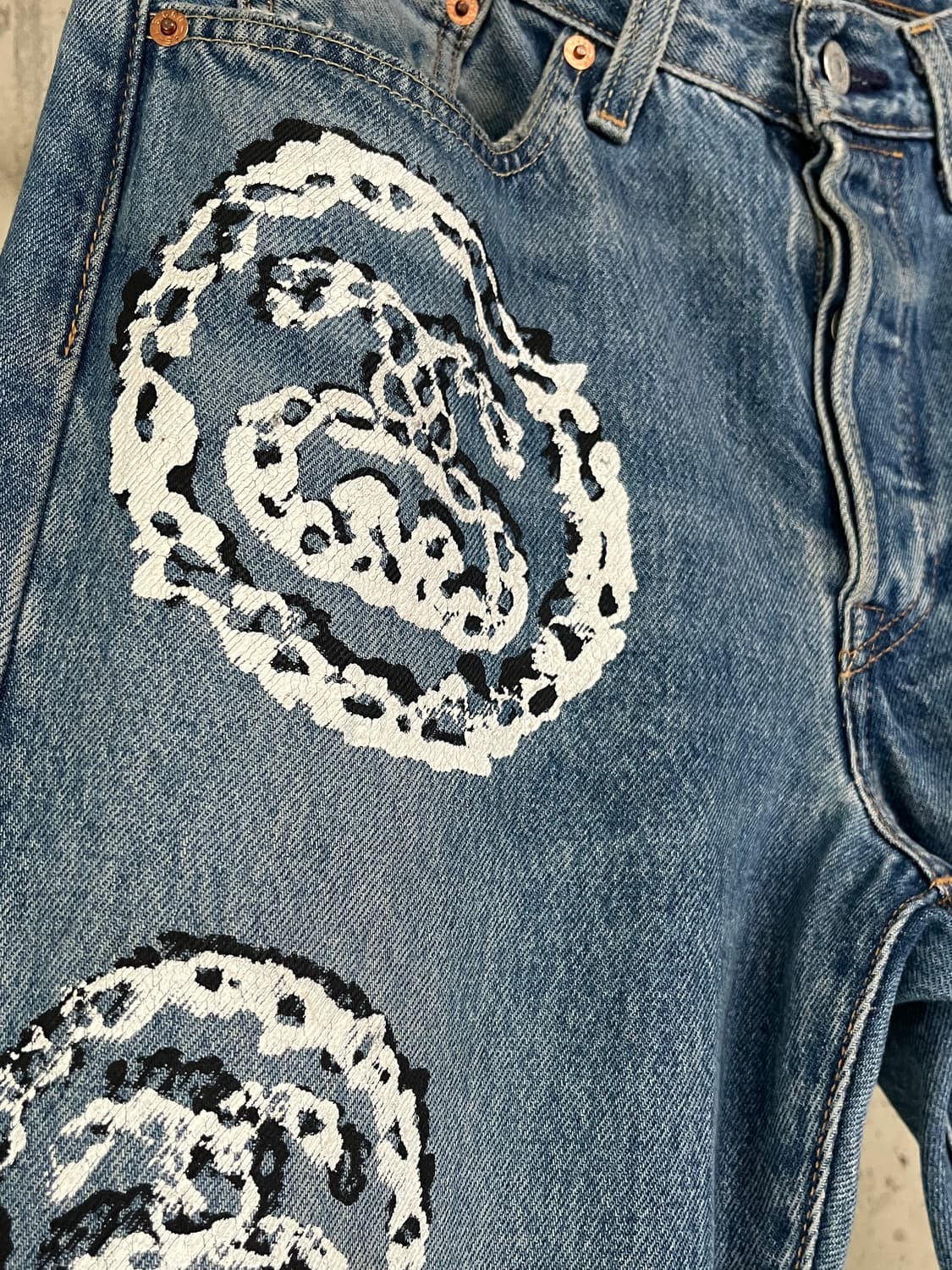 DENIM TEARS X STUSSY LEVIS 501  상품이미지5