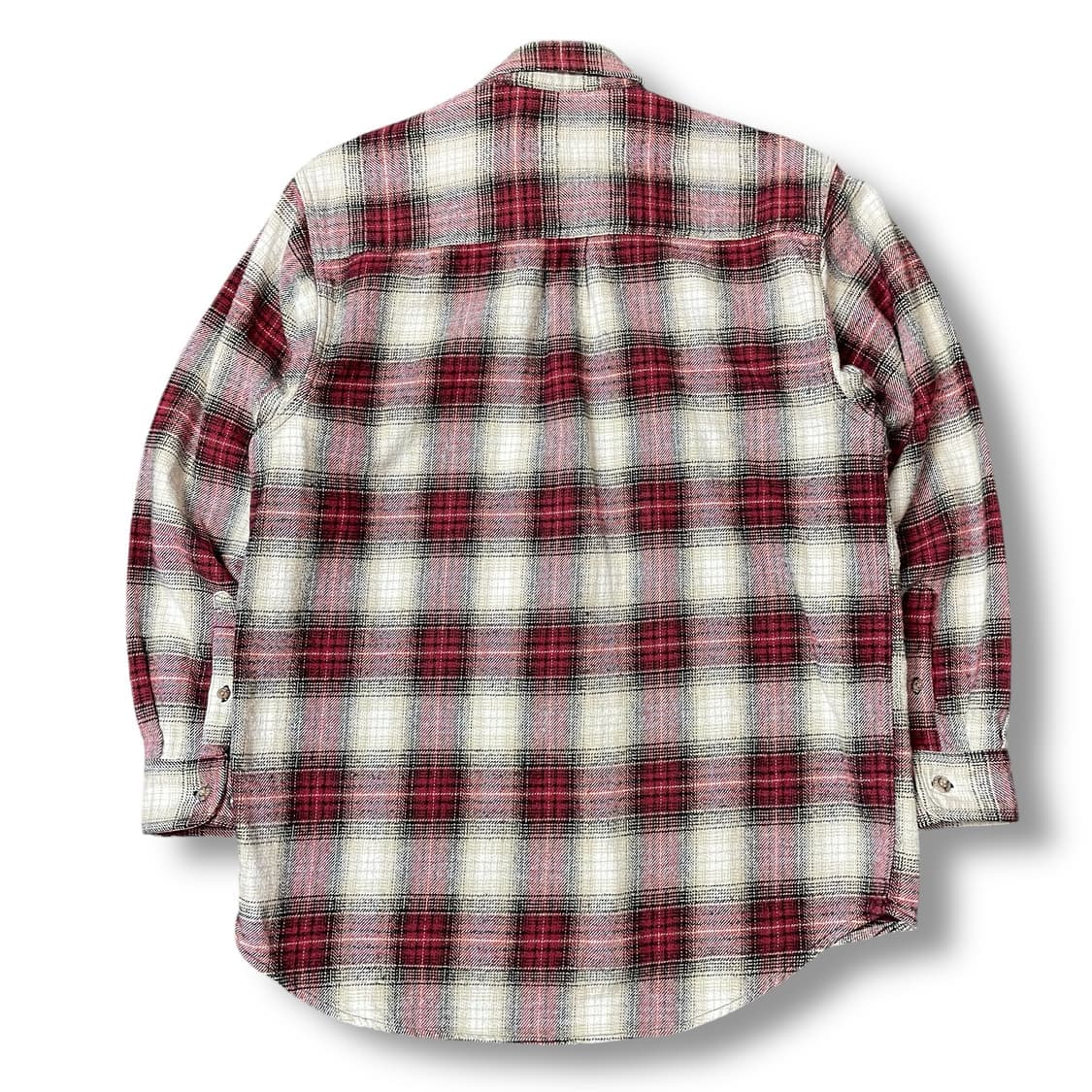 빈티지 체크 플란넬 투포켓 긴팔 셔츠 상품이미지2