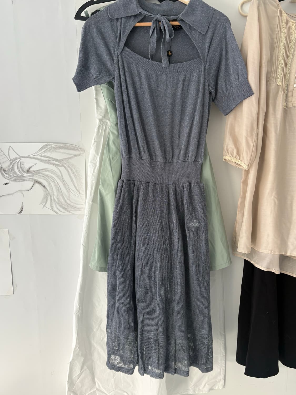 비비안웨스트우드 니트원피스 상품이미지1