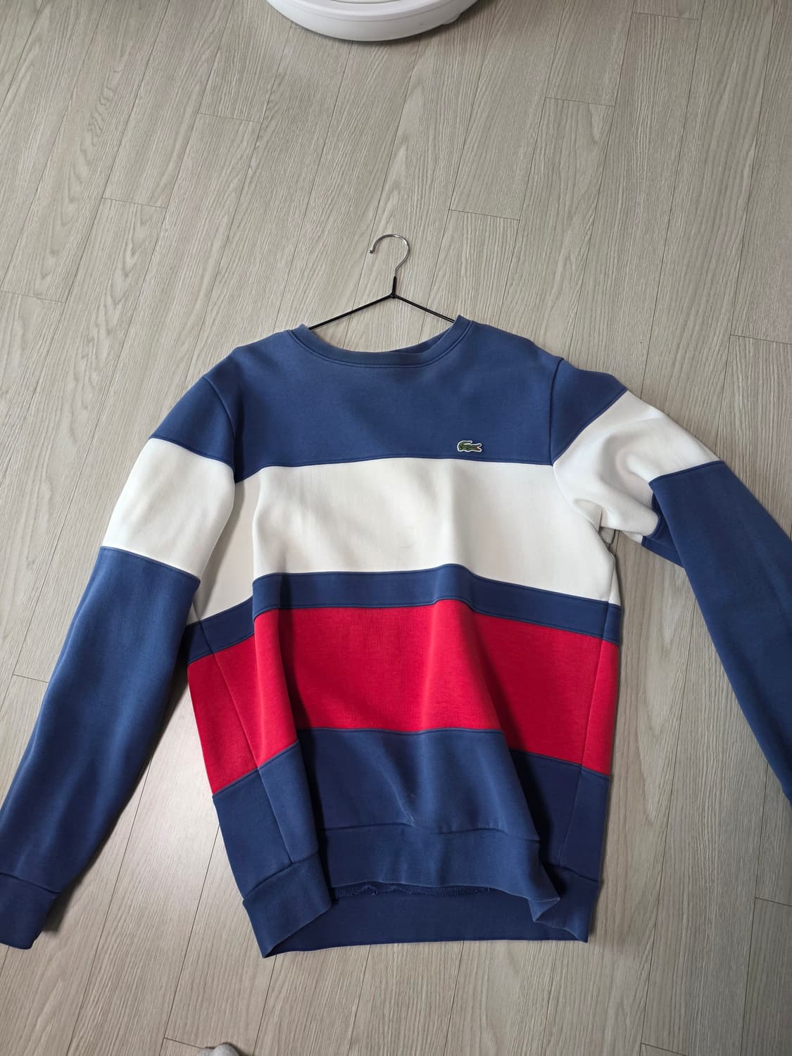 라코스테 트리컬러 맨투맨 US L 상품이미지1