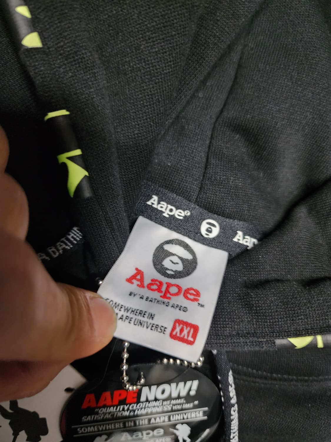 Aape 베이프 에이프라인 카모후드 새상품 상품이미지3