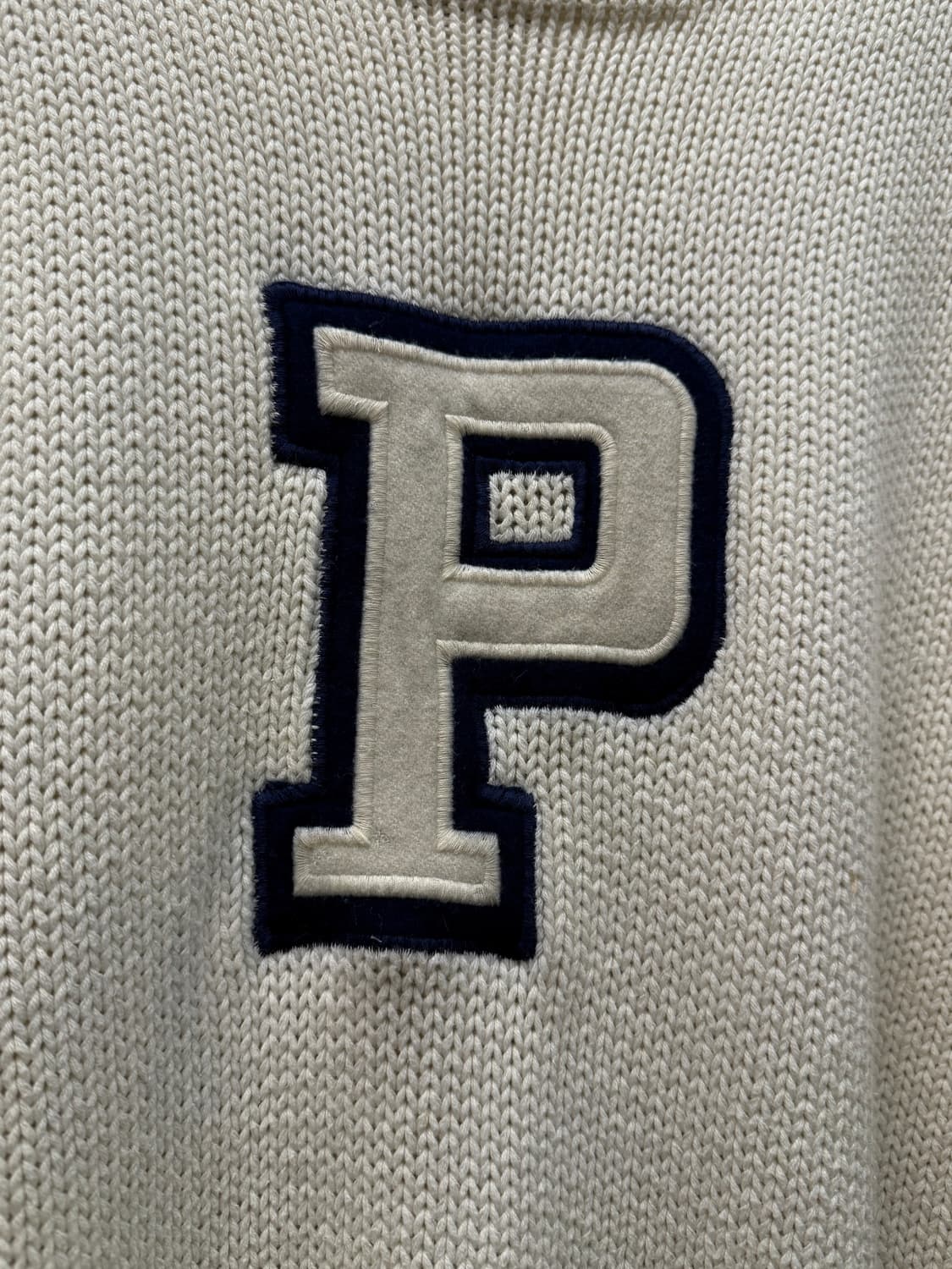 L) Polo by Ralph Lauren Cream Letter Kni 상품이미지3