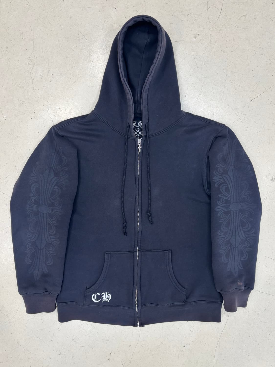 00s 크롬하츠 레드스크롤 후드집업 상품이미지2