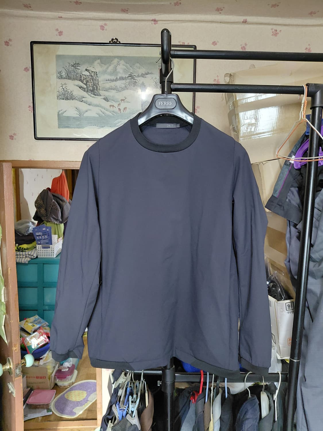 [247시리즈]바람막이 맨투맨 S(95~100)사이즈  상품이미지1