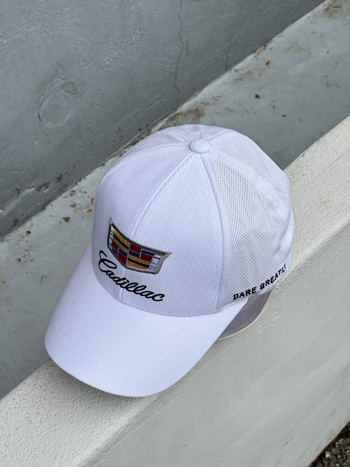 (새상품) [F] 캐딜락 로고 화이트 볼캡 모자 상품이미지2