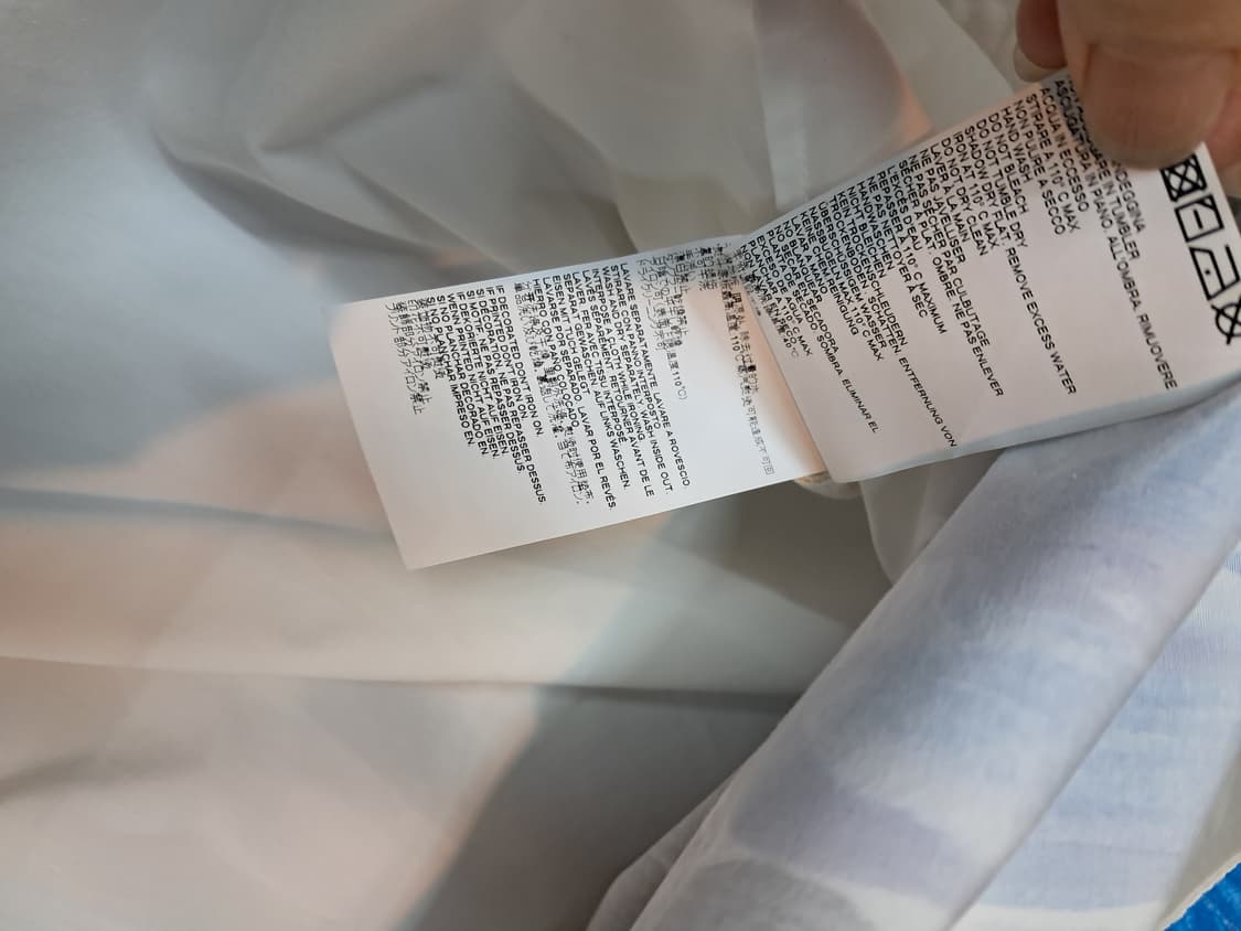 마르니 화이트 그래픽 셔츠 48 상품이미지6