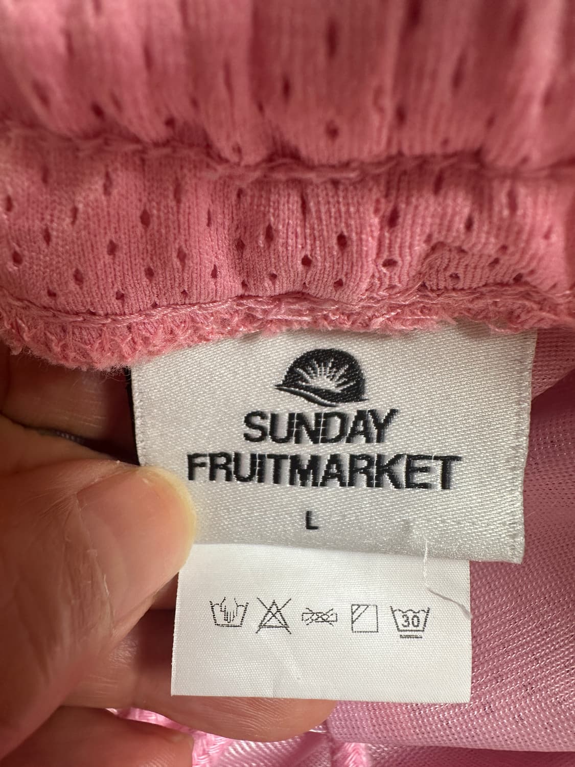 선데이 후르츠 마켓 sunday fruitmarket 핑크 반바지 (L) 상품이미지6