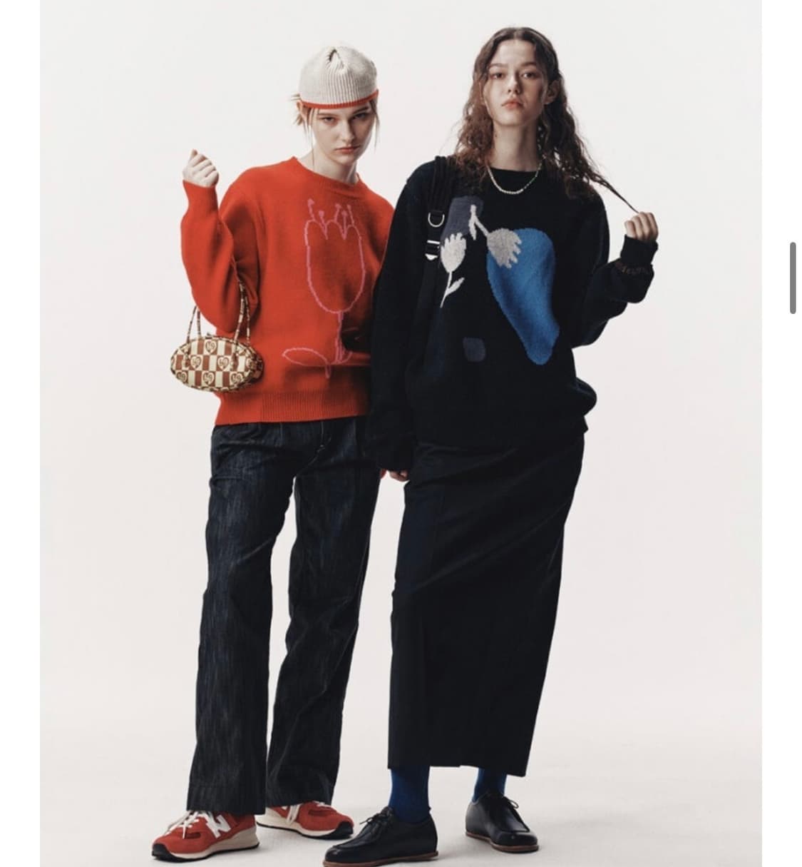 마조네  튤립 니트  상품이미지1