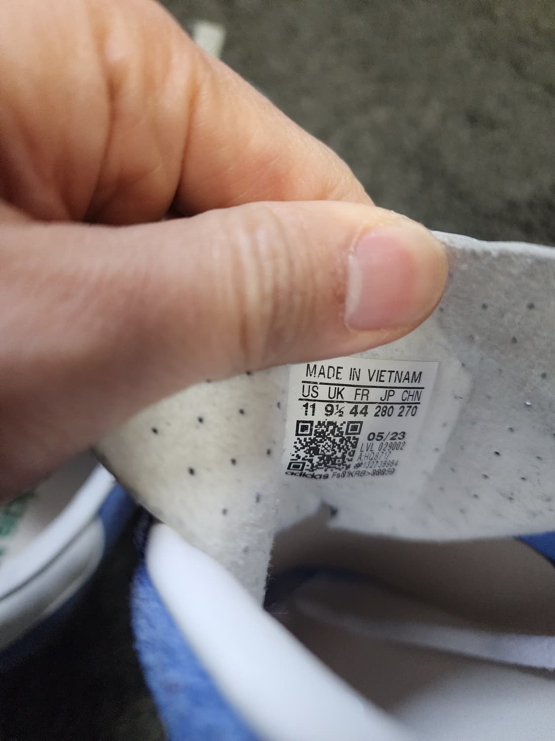 아디다스 가젤 스카이블루 스웨이드 280사이즈  상품이미지2