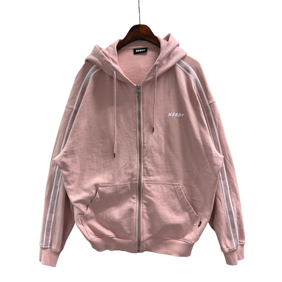 [L] 널디 연핑크 후드집업 상품이미지3