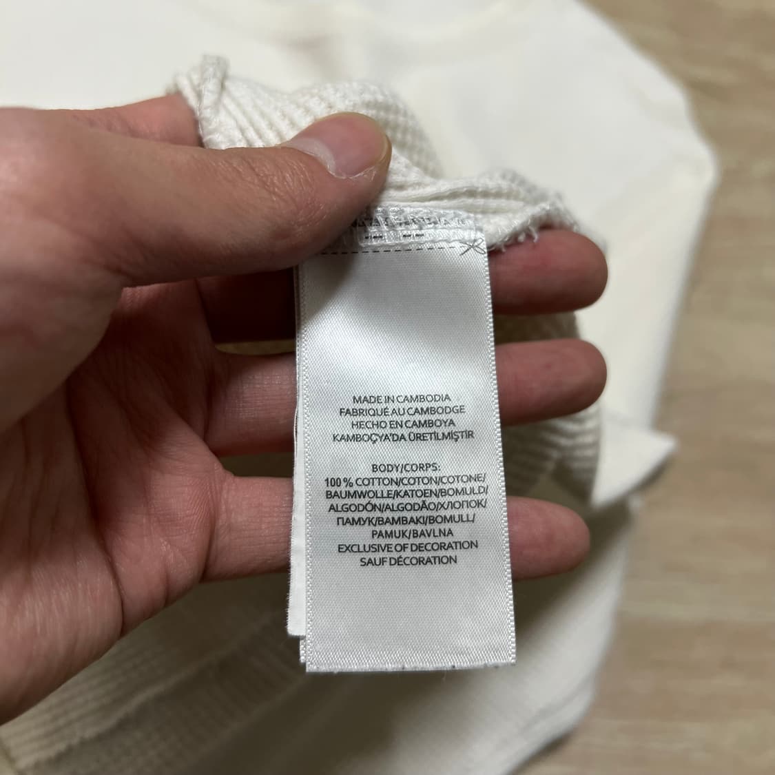 폴로 랄프로렌 스몰포니 와플 롱슬리브 [화이트] L/100 상품이미지6