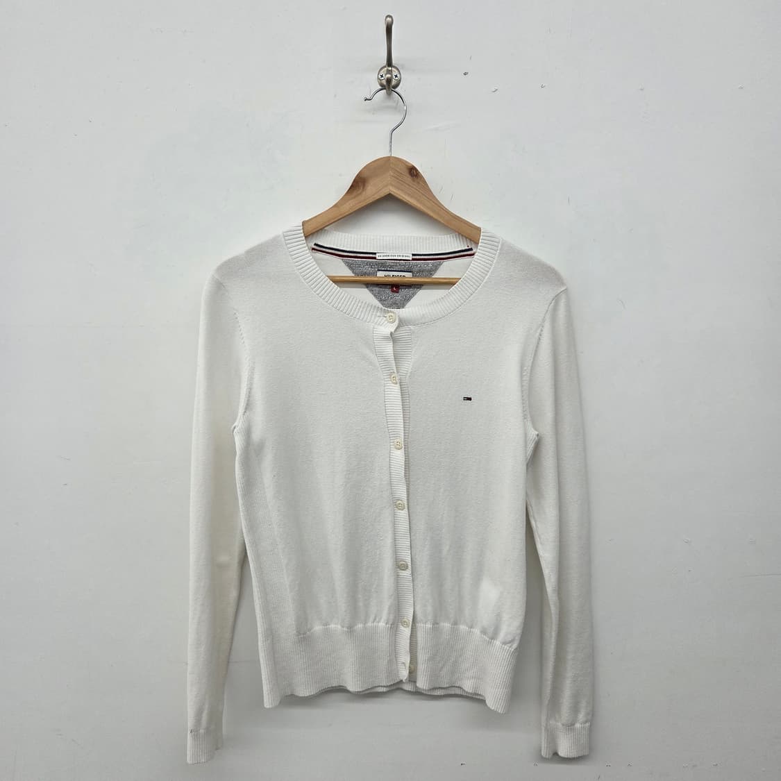 타미힐피거 화이트 가디건 여성 L 상품이미지1