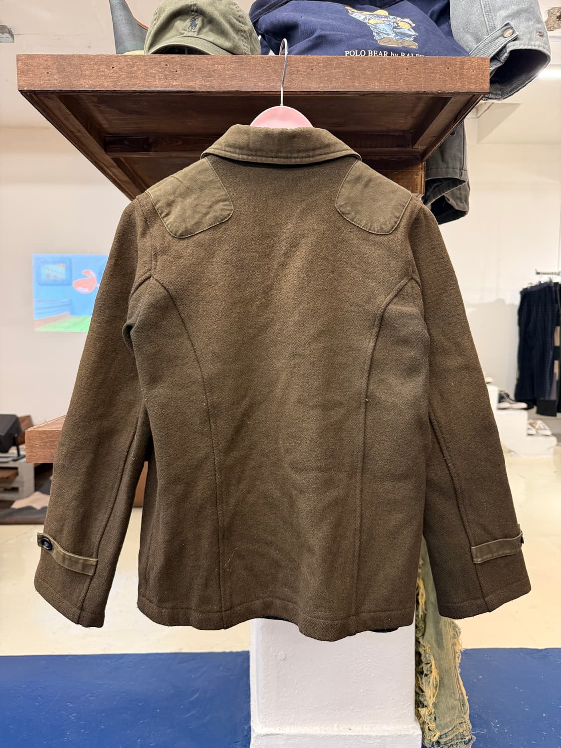1990s Stussy 스투시 USA 피코트 자켓 상품이미지5