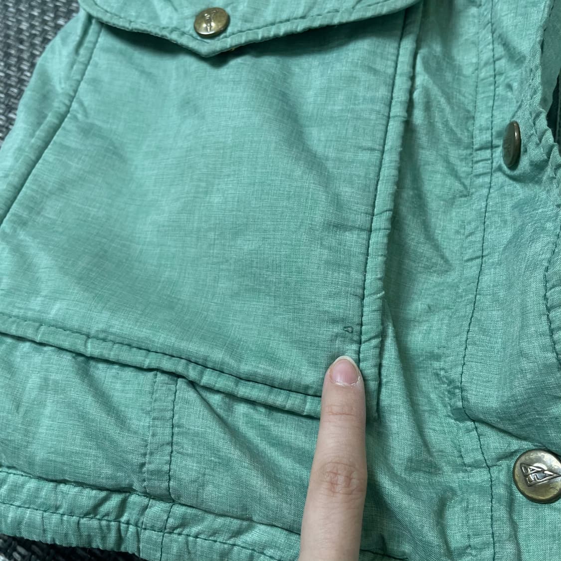 에디바우어 민트 멀티포켓 경량 패딩 자켓 상품이미지7