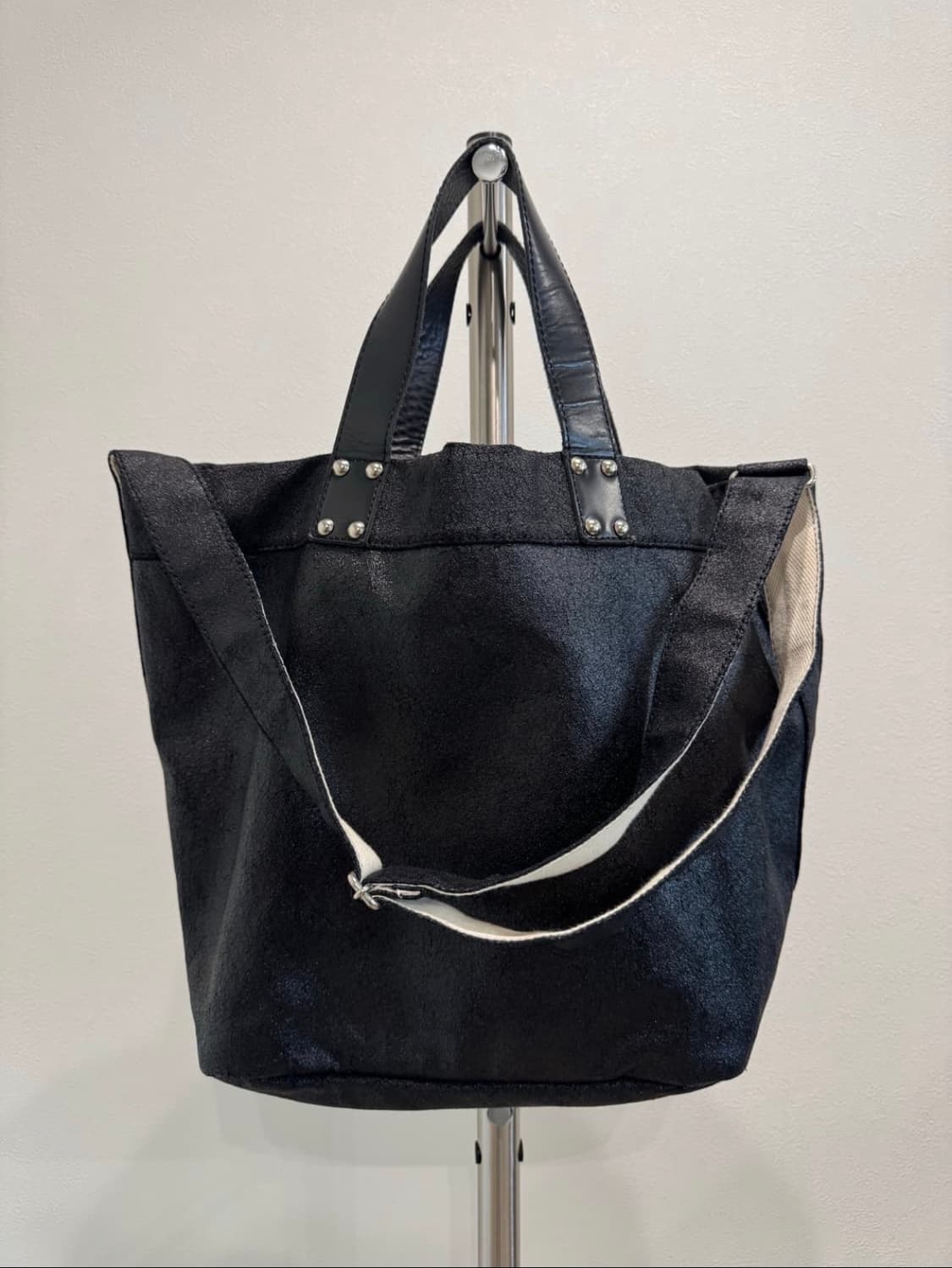 꼼데가르송 크랙 코티드 토트백 상품이미지3