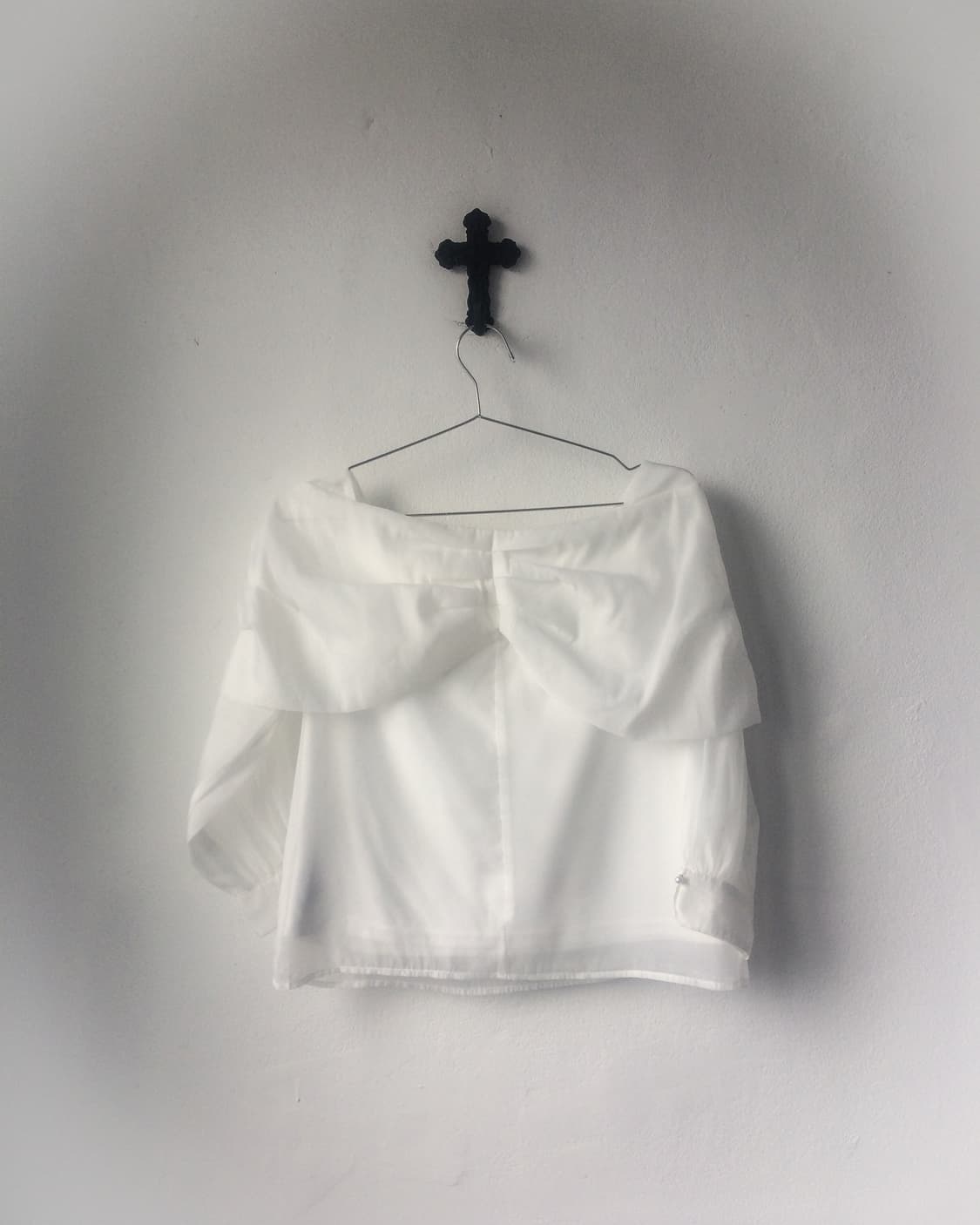 Pearl shirring point blouse 상품이미지2