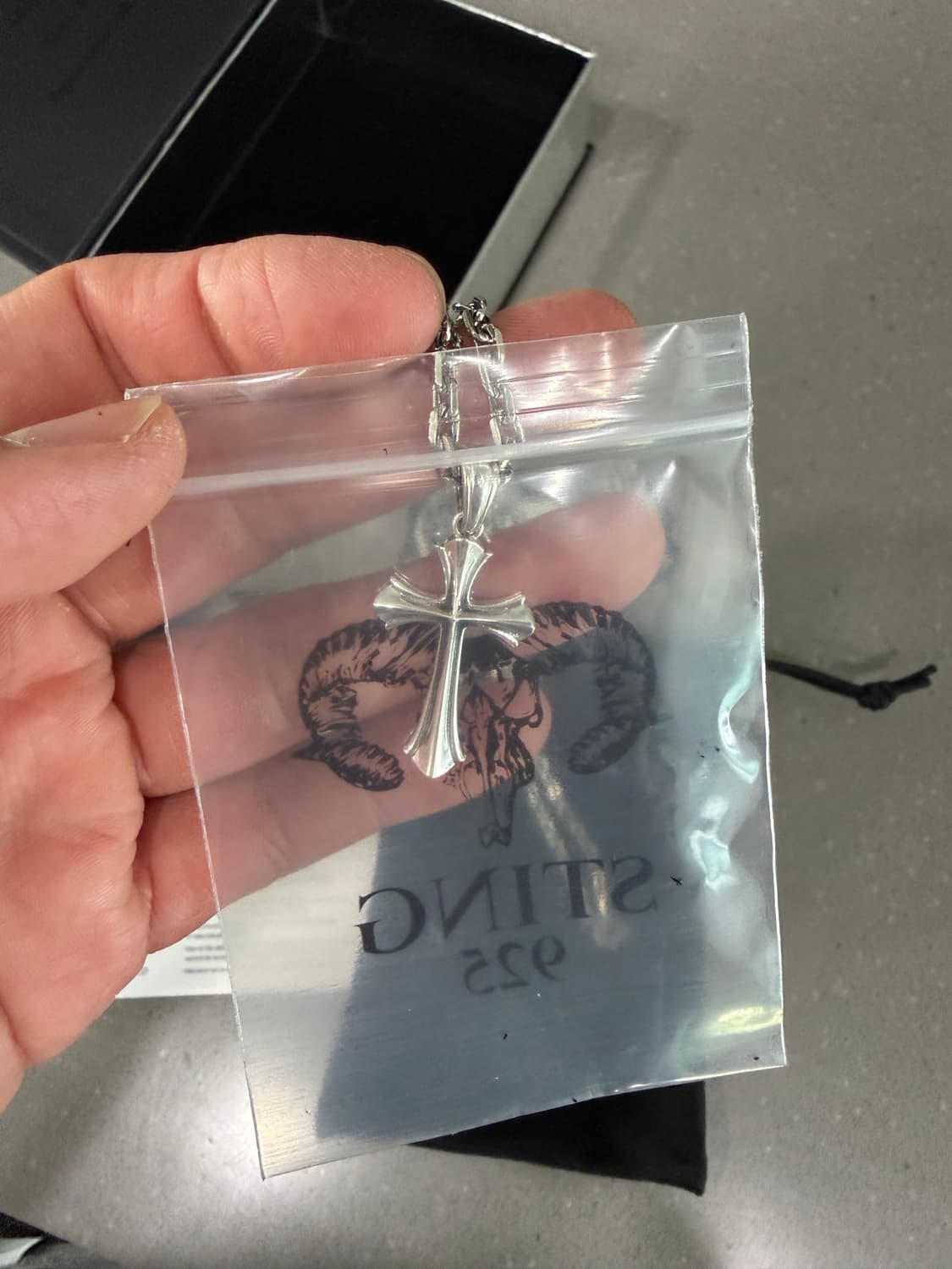 sting925 , Royal Cross Pendant ,4mm 55cm 상품이미지6