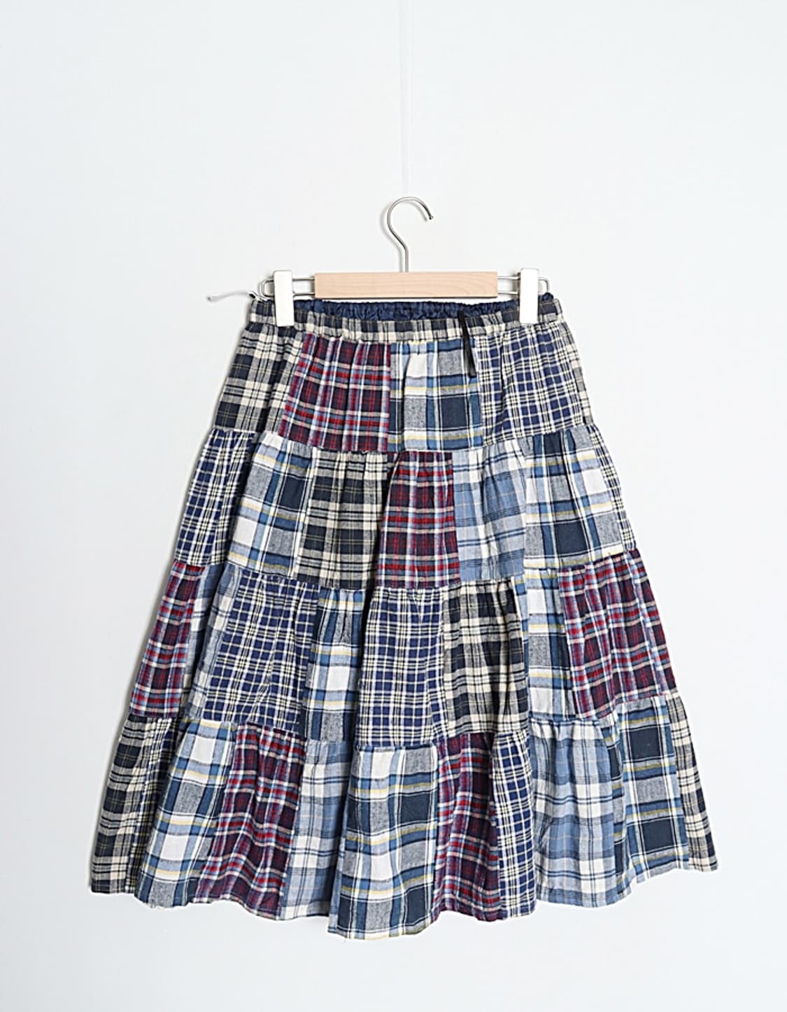 Mouth Vally PatchWork Skirt (26~27) 상품이미지4