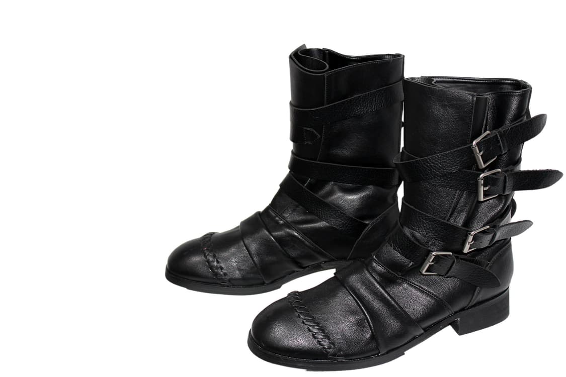 Whoop de doo Buckle Strap Leather Boots 상품이미지2