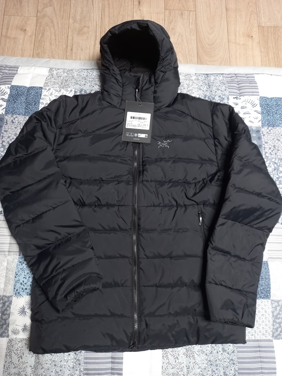 아크테릭스 토륨 후디 경량패딩 블랙 L 상품이미지2