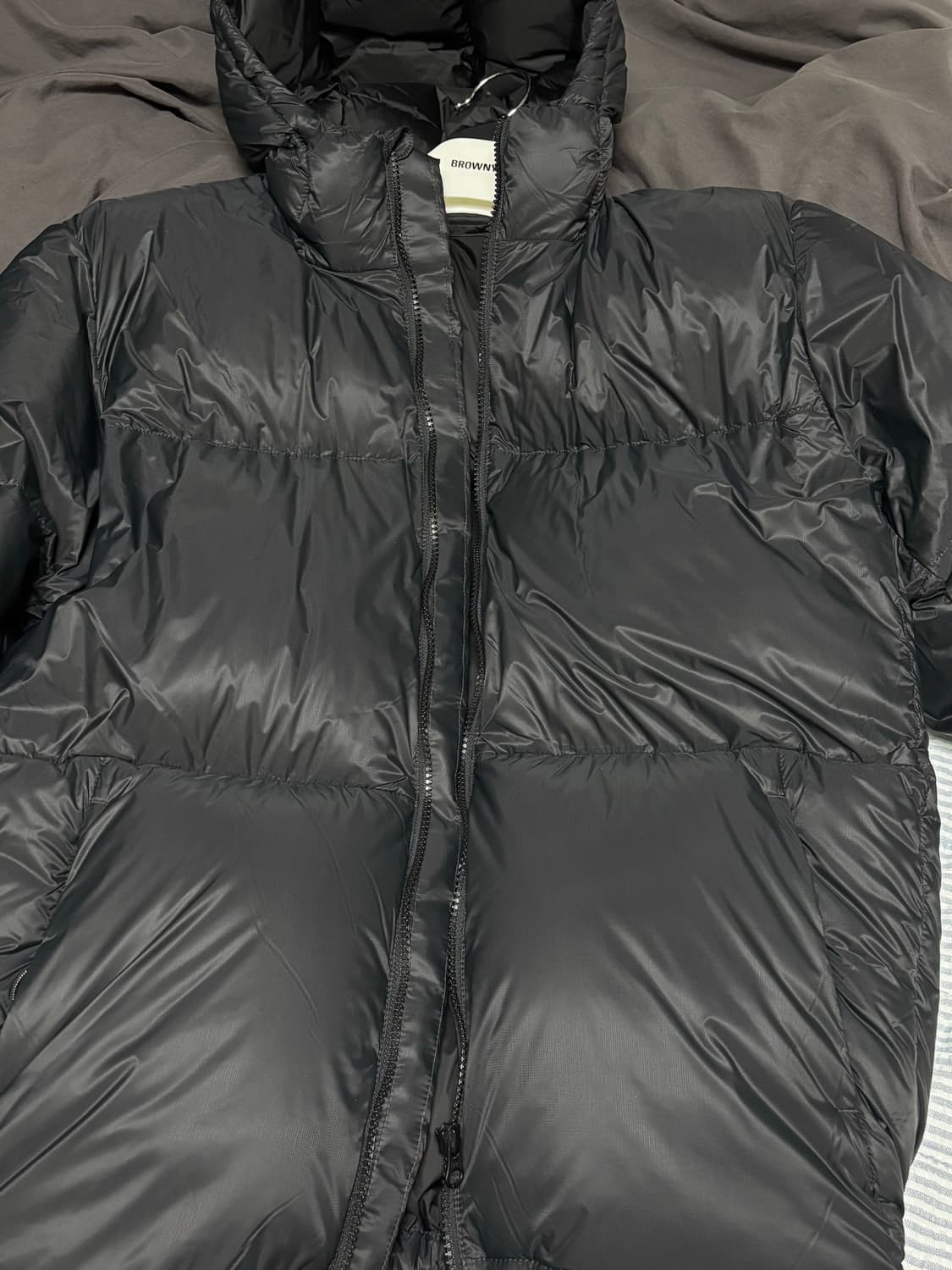 브라운야드 25fw 에베레스트 구스다운 파카패딩 블랙-4사이즈 상품이미지3