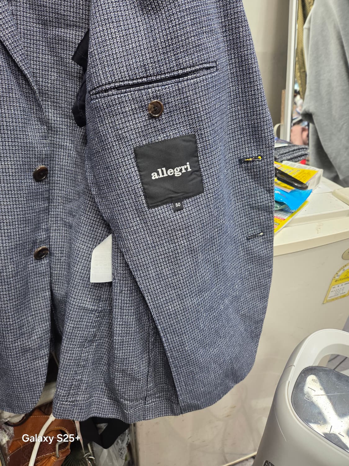 알레그리  체크   자켓 상품이미지2