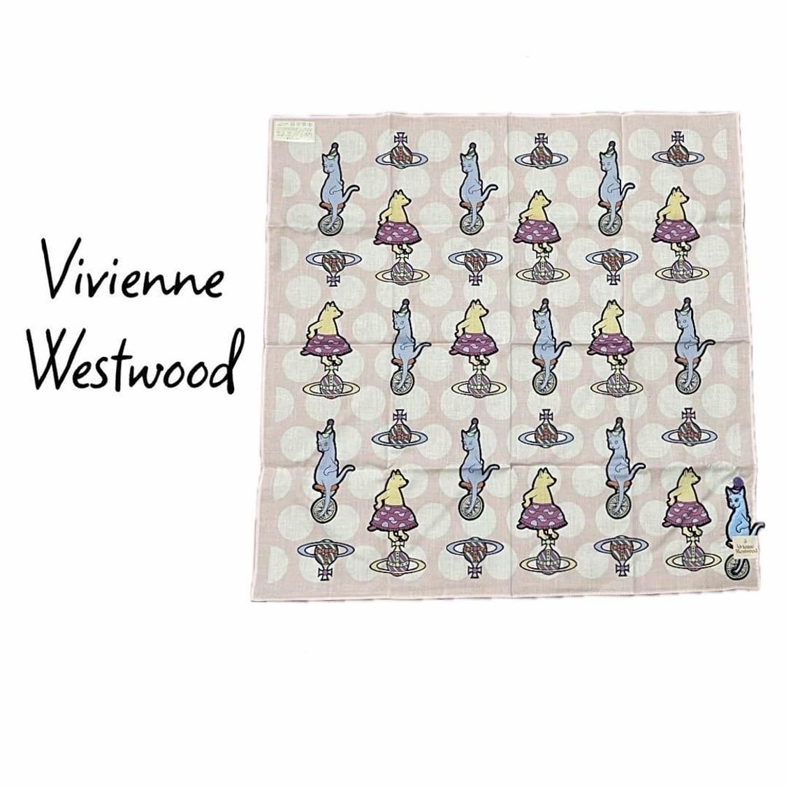 Vivienne Westwood 비비안 웨스트우드 미니스카프 손수건 핑크 상품이미지2