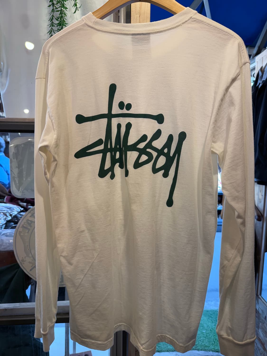 스투시 베이직 화이트 롱슬리브 상품이미지5