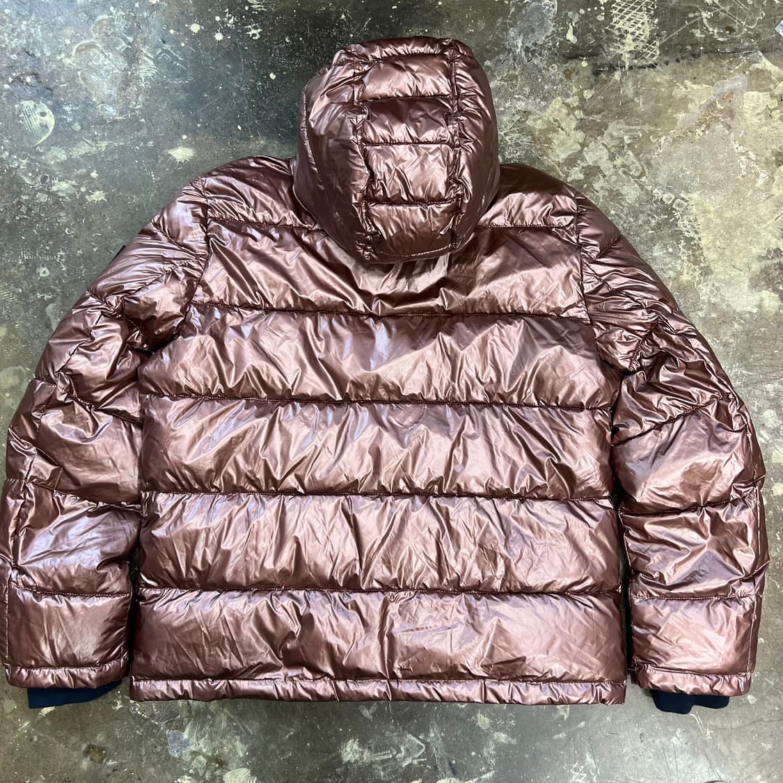 L) 타미힐피거 글로시 브론즈 푸퍼자켓 패딩점퍼 상품이미지4
