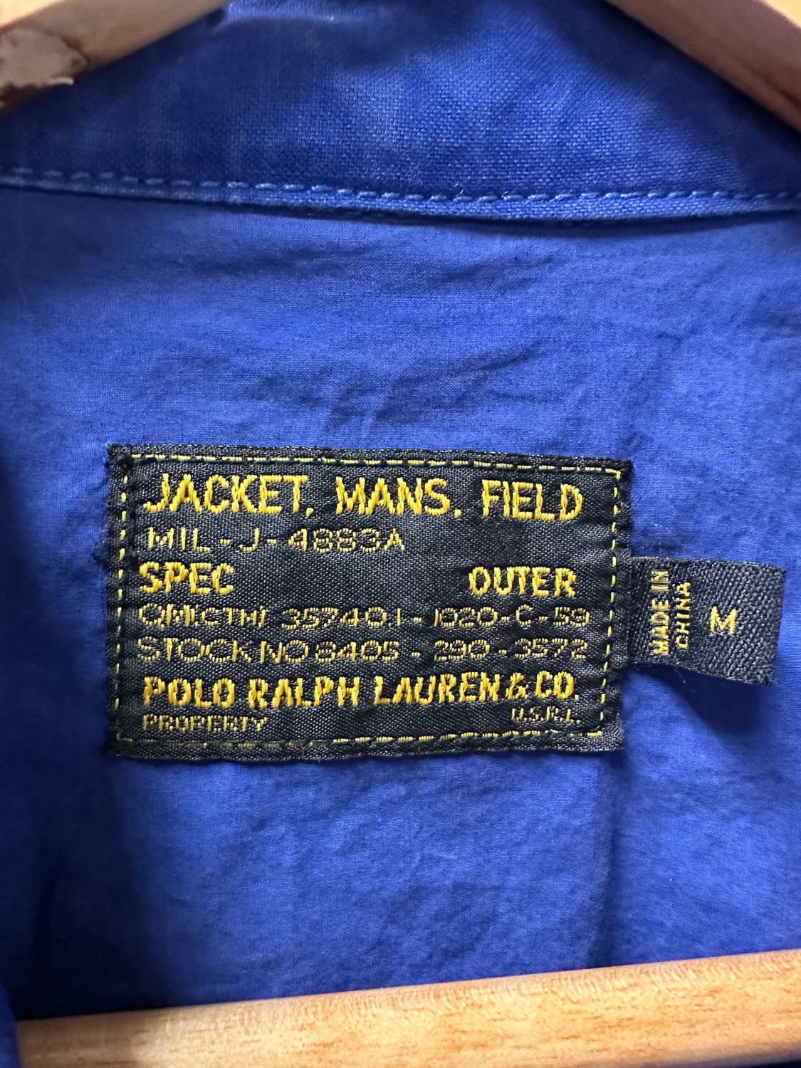 (M)폴로 랄프로렌 M-65 유틸리티 필드 자켓 워시드블루 상품이미지3