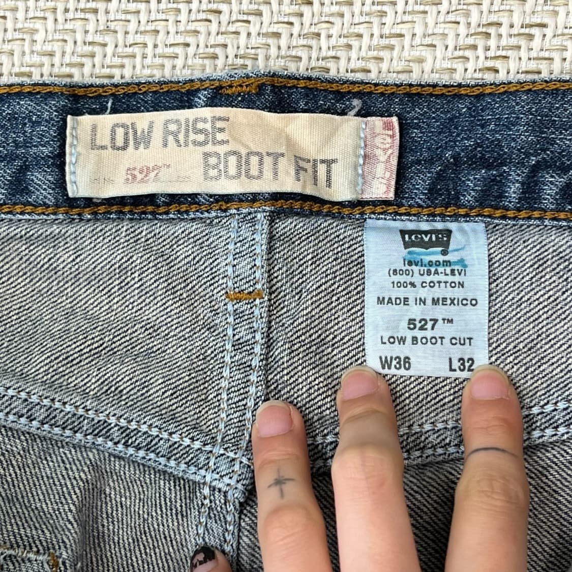 리바이스 527 데님 팬츠 r1454 상품이미지6