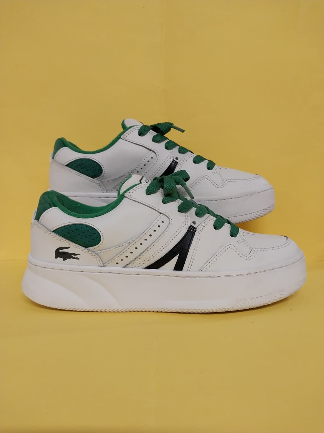 남성 라코스테 가죽 스니커즈, 운동화 (250) 상품이미지3