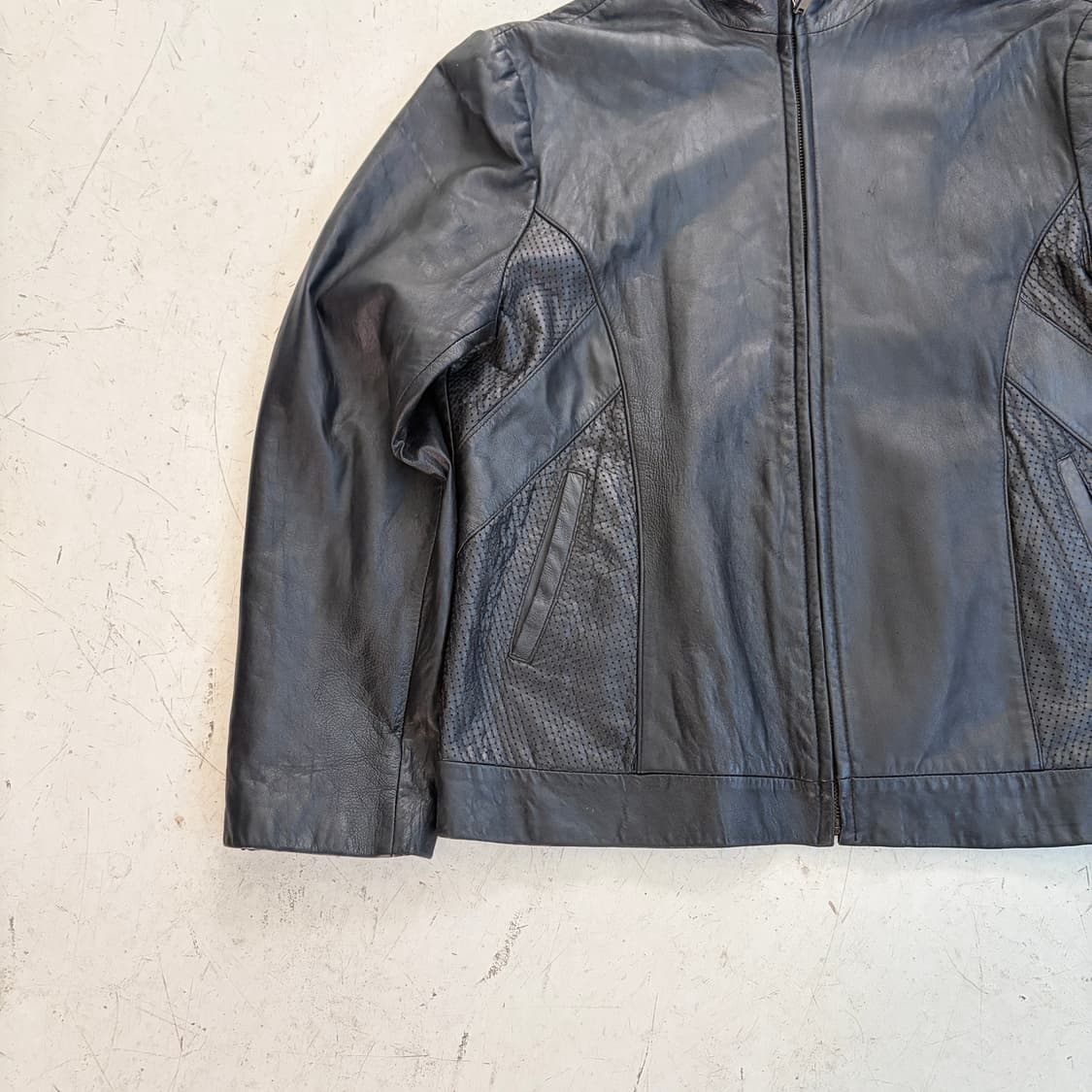 할리데이비슨 빈티지 양가죽 싱글 가죽자켓 L 상품이미지3