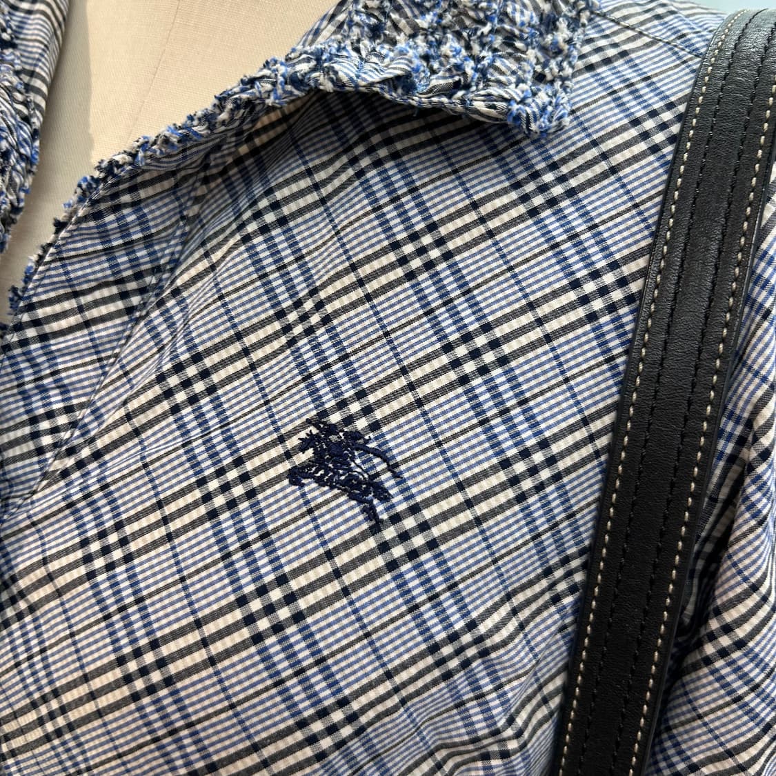 Burberry Blue Check Shirts 상품이미지3