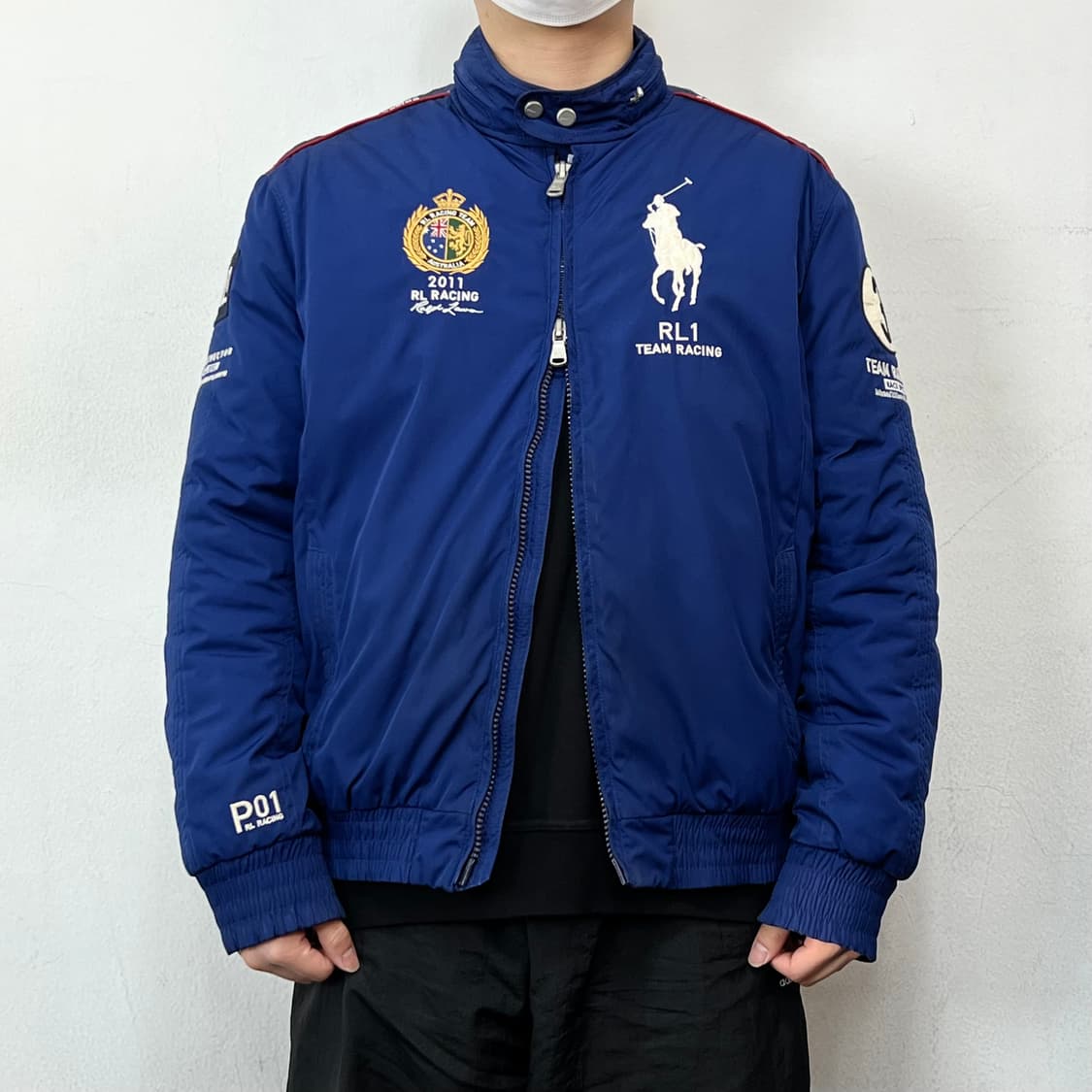 폴로랄프로렌 RL1 패디드 투웨이 레이싱 자켓 상품이미지3
