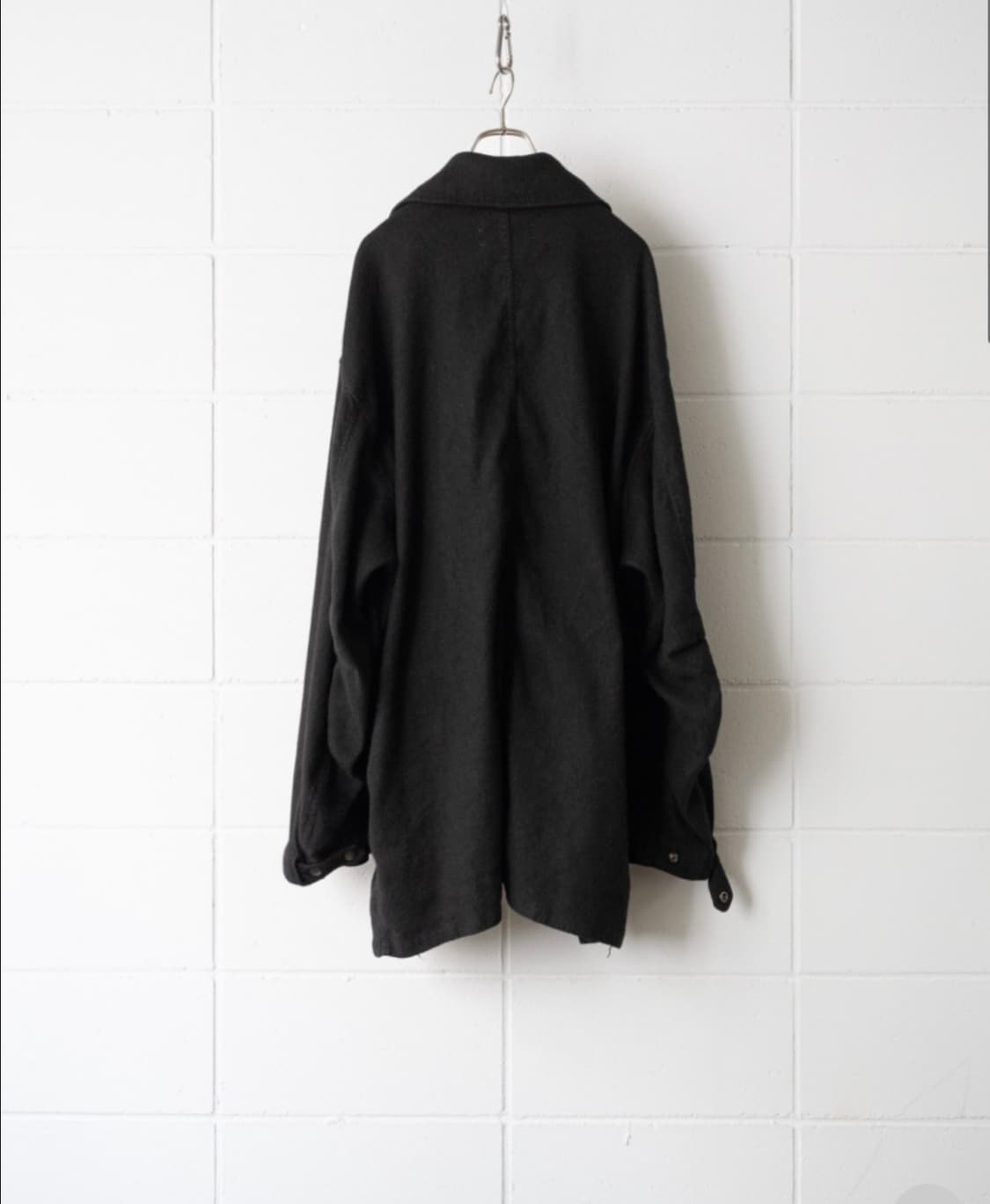 바벨오브젝트 flower fl coat 2 사이즈 블랙 코트 상품이미지3