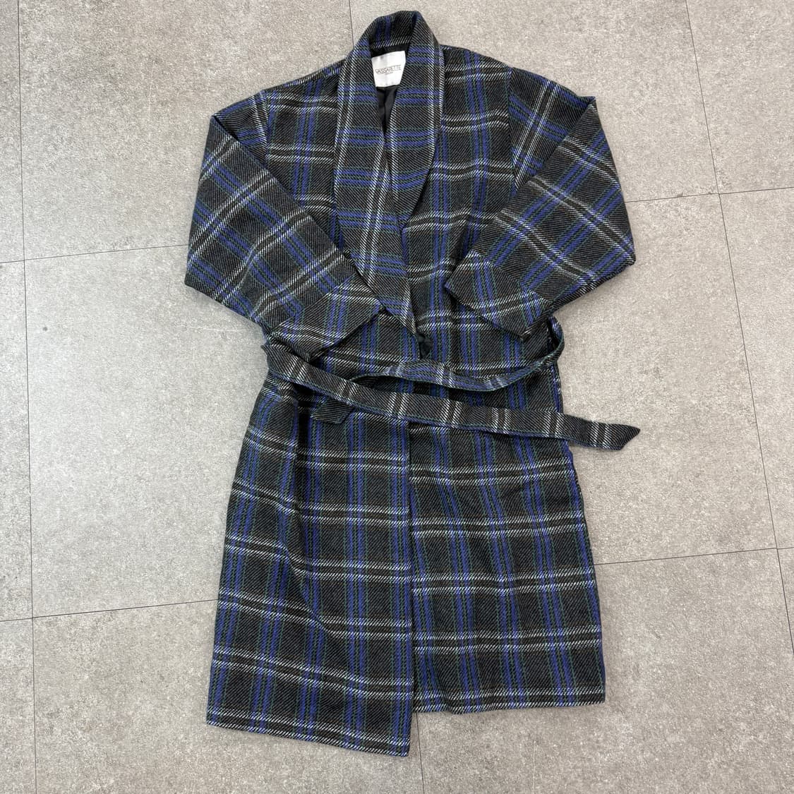 VASSARETTE 체크 코트 상품이미지4